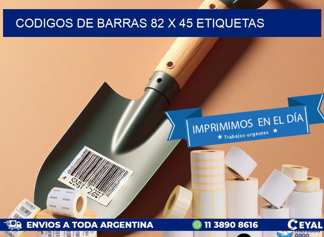 codigos de barras 82 x 45 etiquetas
