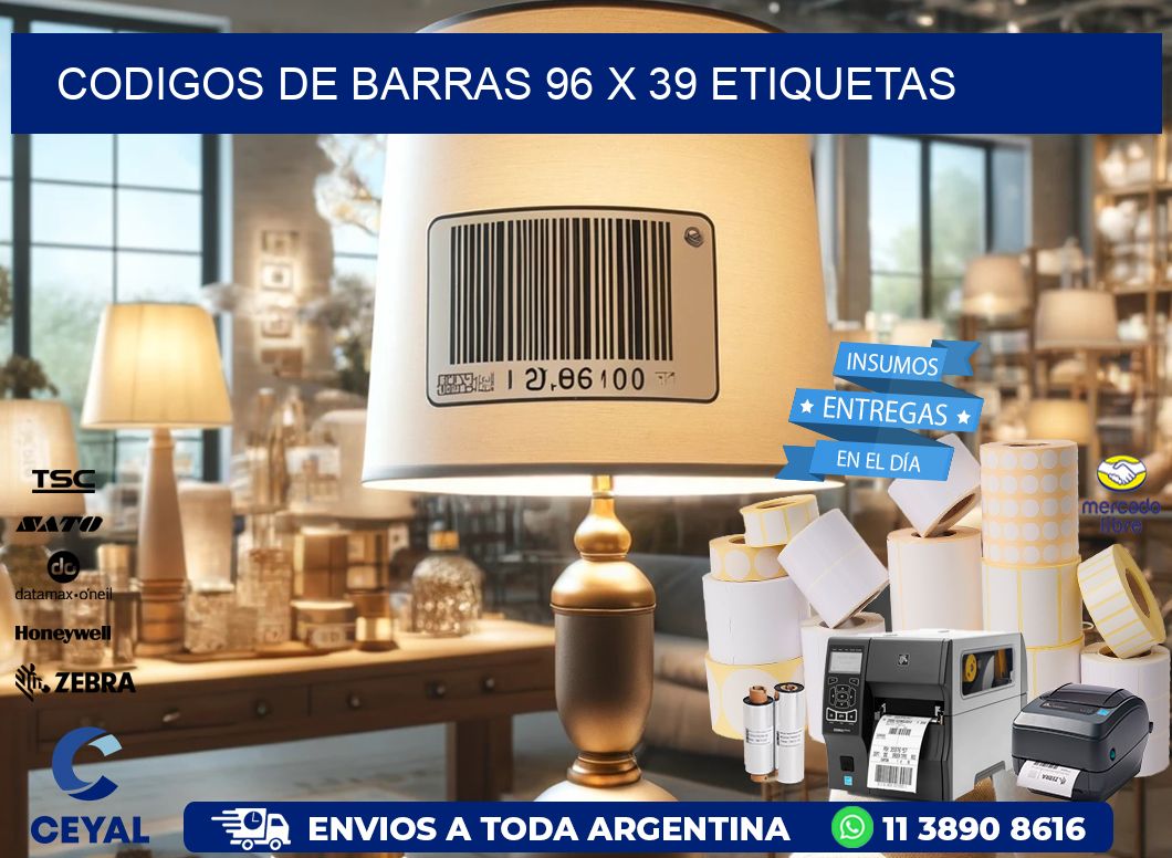 codigos de barras 96 x 39 etiquetas