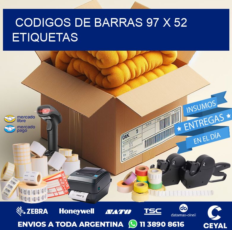 codigos de barras 97 x 52 etiquetas
