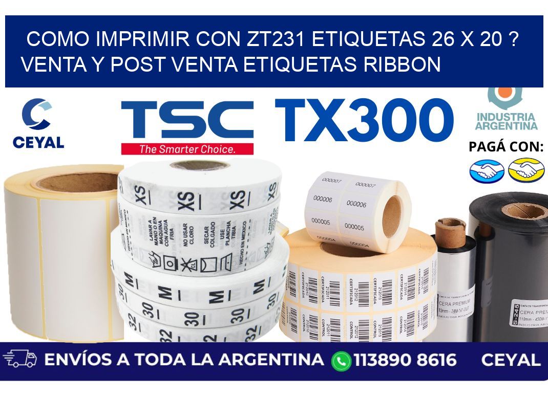 como imprimir con zt231 etiquetas 26 x 20 ? Venta y post venta etiquetas ribbon