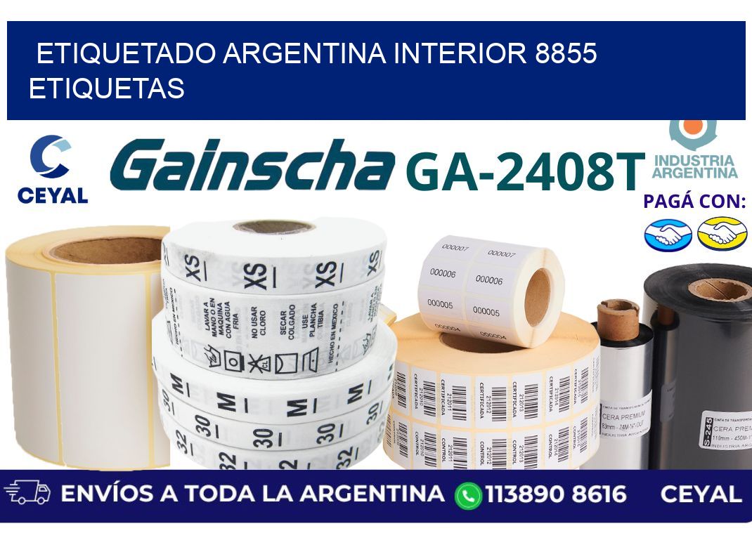 etiquetado argentina interior 8855 etiquetas