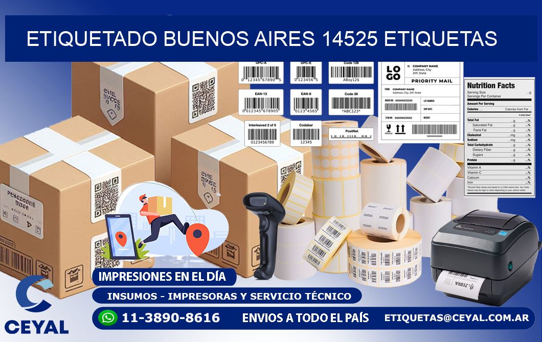 etiquetado buenos aires 14525 etiquetas
