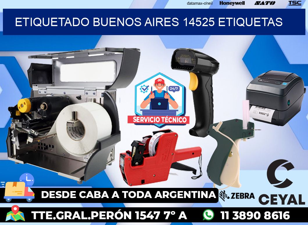 etiquetado buenos aires 14525 etiquetas