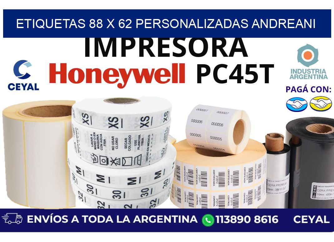 etiquetas 88 x 62 personalizadas andreani
