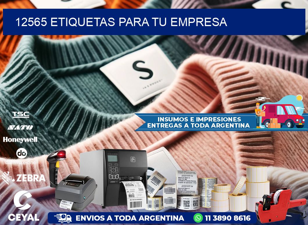 12565 etiquetas para tu empresa