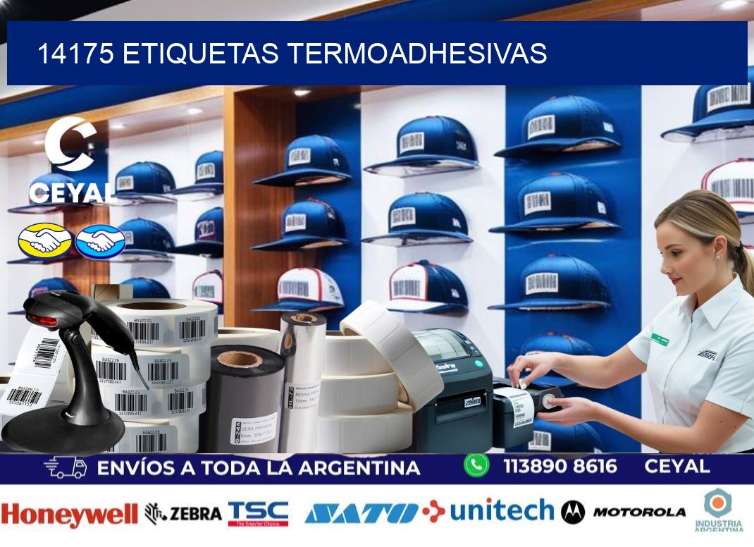 14175 etiquetas termoadhesivas