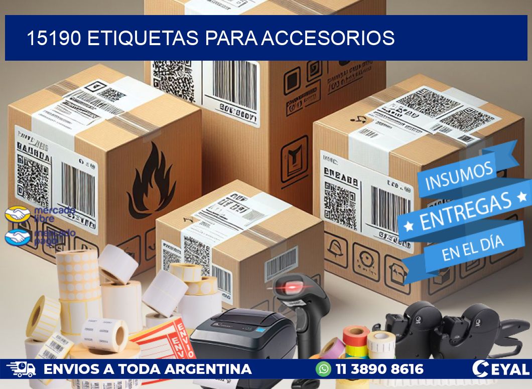15190 Etiquetas para accesorios
