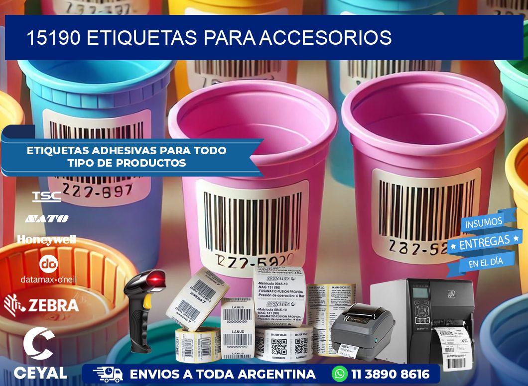 15190 Etiquetas para accesorios