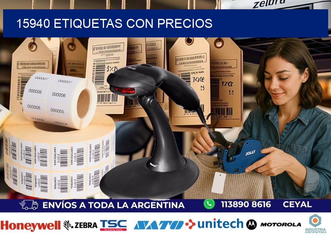 15940 etiquetas con precios