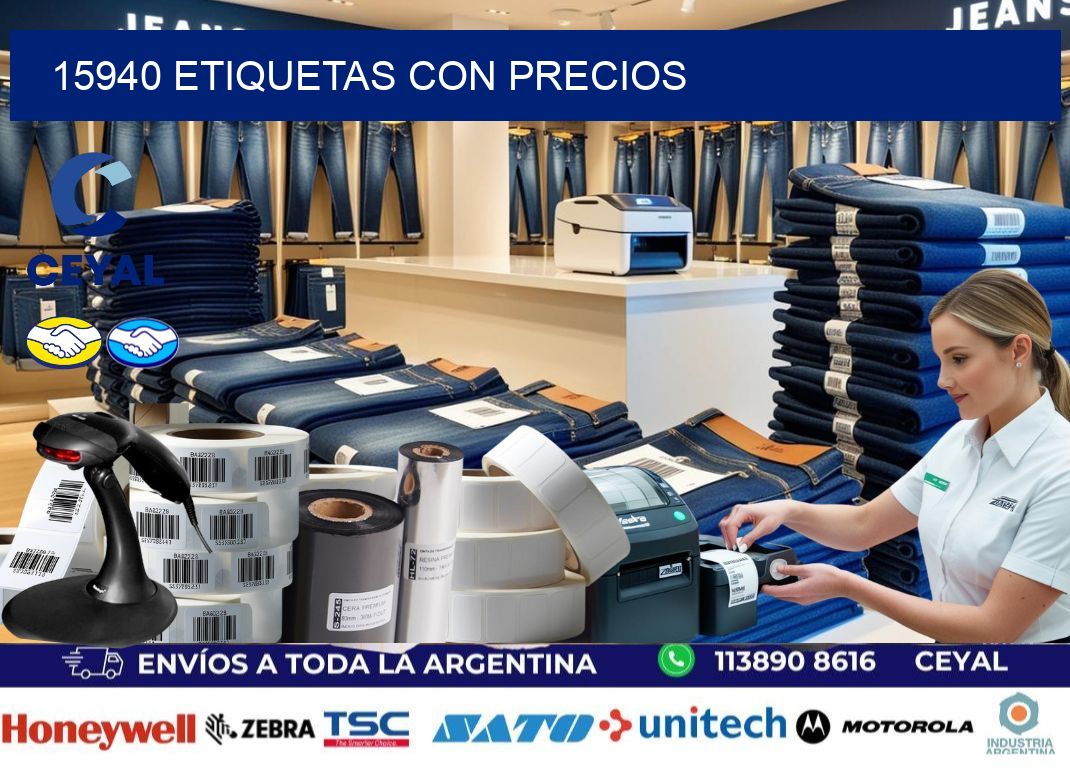 15940 etiquetas con precios