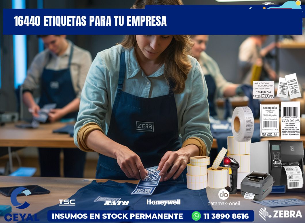 16440 etiquetas para tu empresa