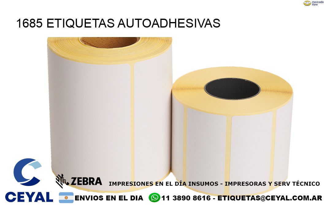 1685 etiquetas autoadhesivas