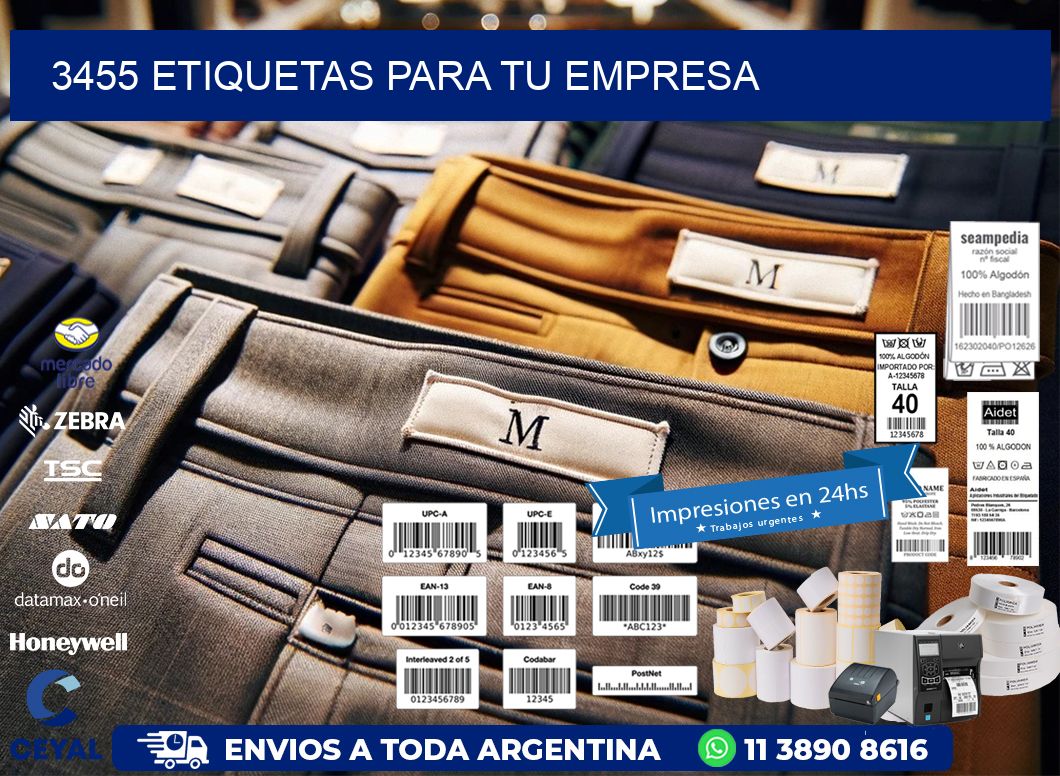 3455 etiquetas para tu empresa