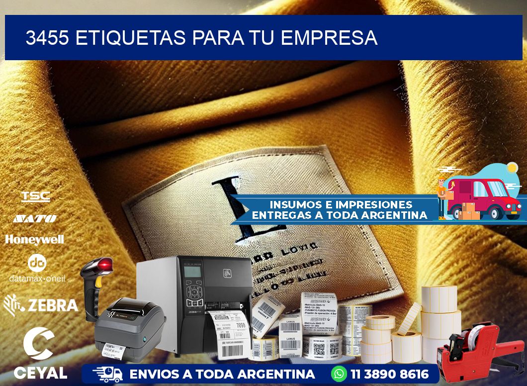 3455 etiquetas para tu empresa