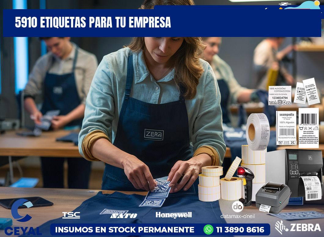 5910 etiquetas para tu empresa