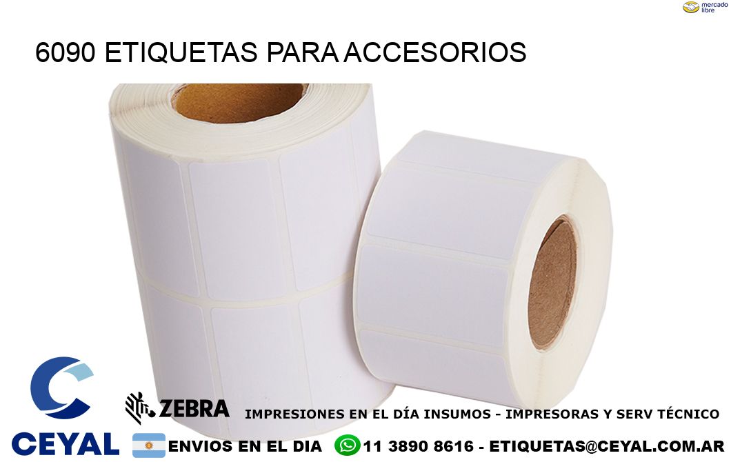 6090 Etiquetas para accesorios