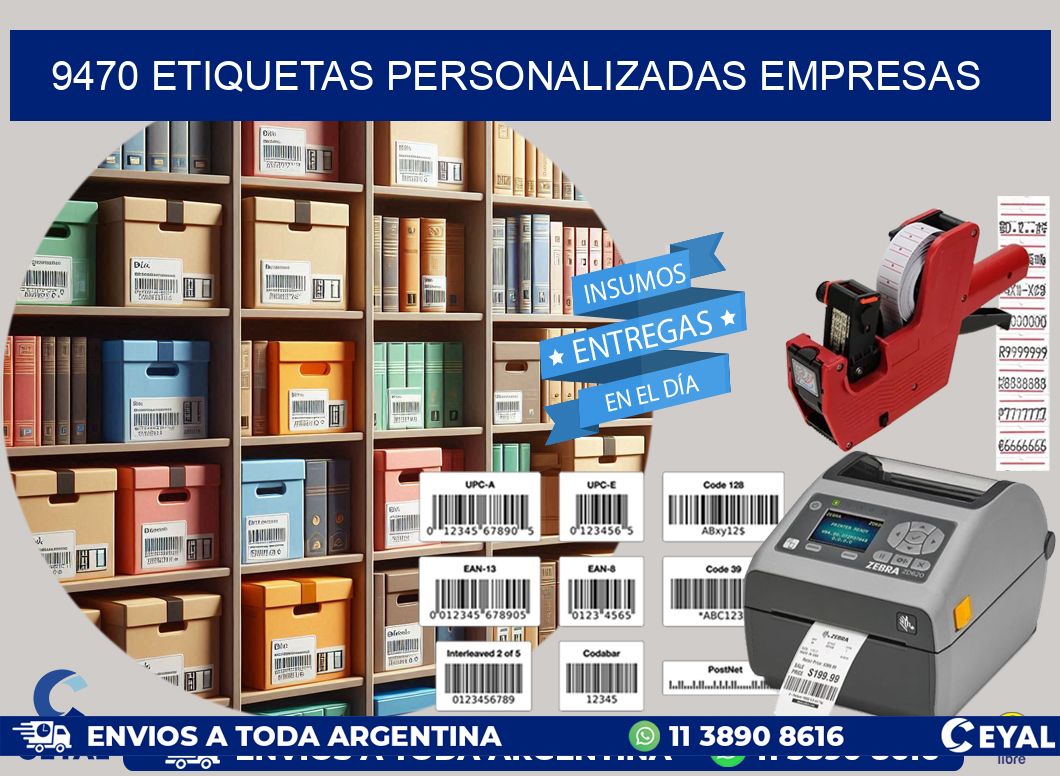 9470 Etiquetas personalizadas empresas