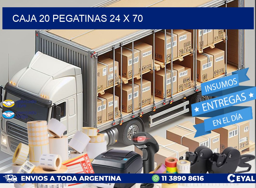 CAJA 20 PEGATINAS 24 x 70
