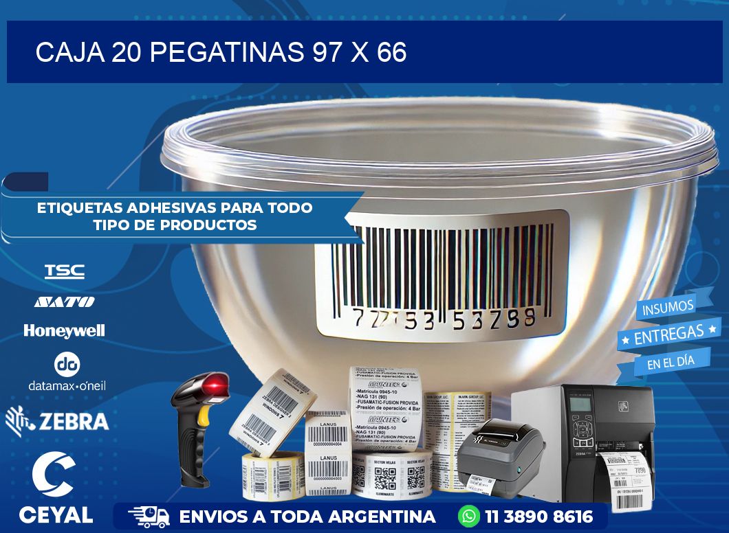 CAJA 20 PEGATINAS 97 x 66