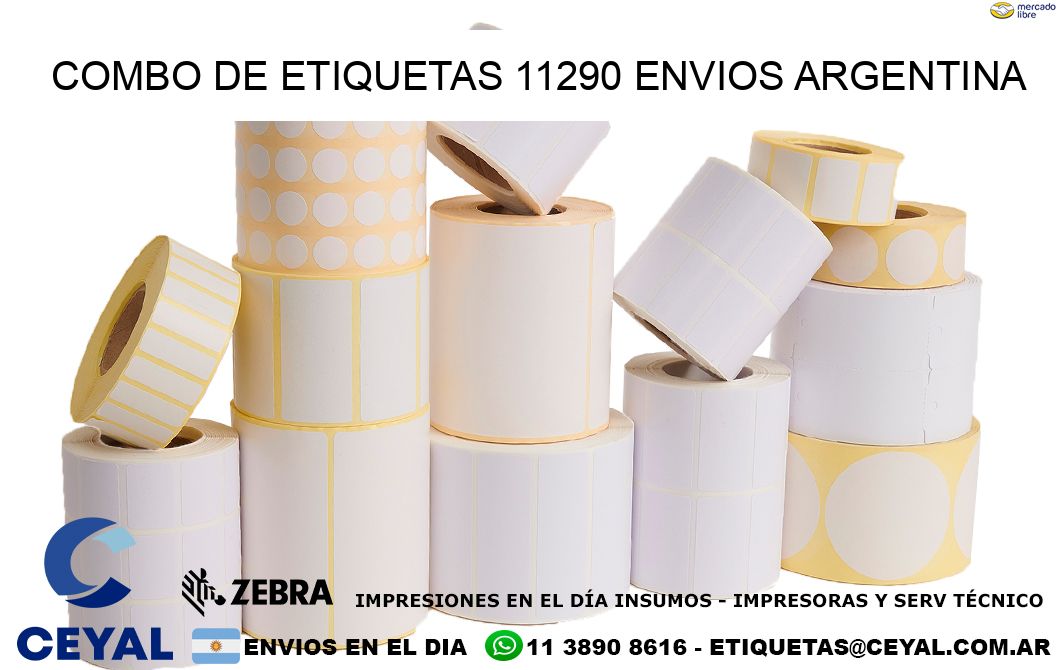 Combo de etiquetas 11290 ENVIOS ARGENTINA