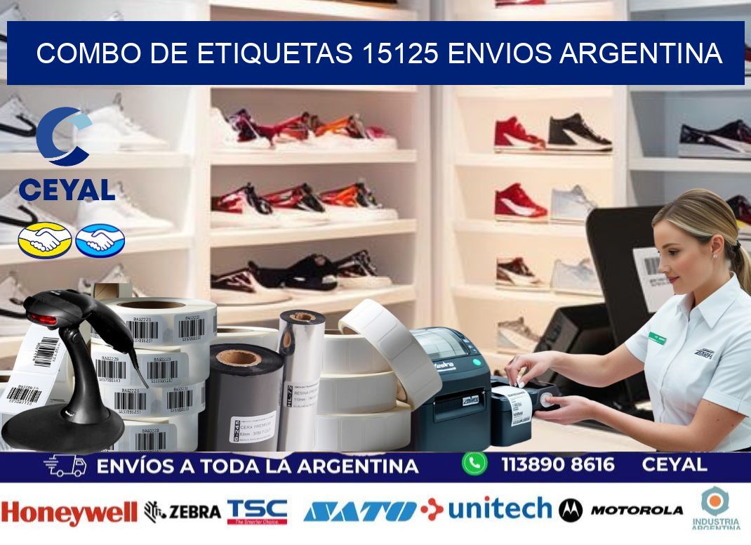 Combo de etiquetas 15125 ENVIOS ARGENTINA