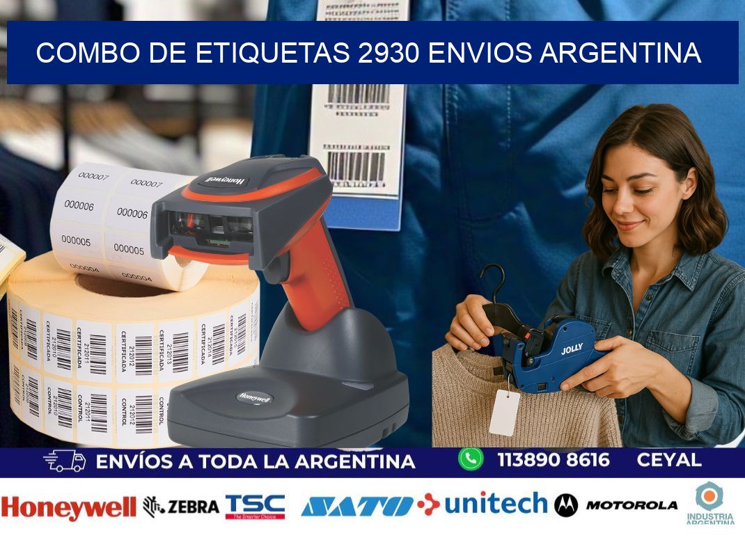 Combo de etiquetas 2930 ENVIOS ARGENTINA