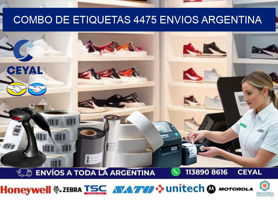 Combo de etiquetas 4475 ENVIOS ARGENTINA