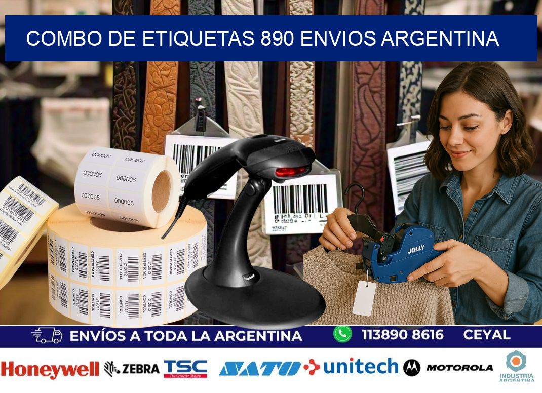 Combo de etiquetas 890 ENVIOS ARGENTINA