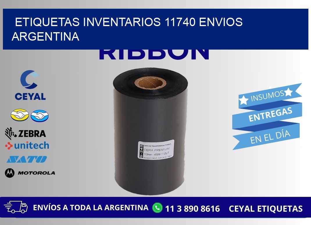 etiquetas inventarios 11740 ENVIOS ARGENTINA