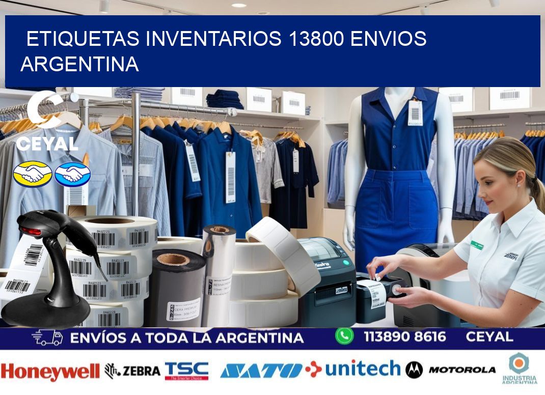 etiquetas inventarios 13800 ENVIOS ARGENTINA
