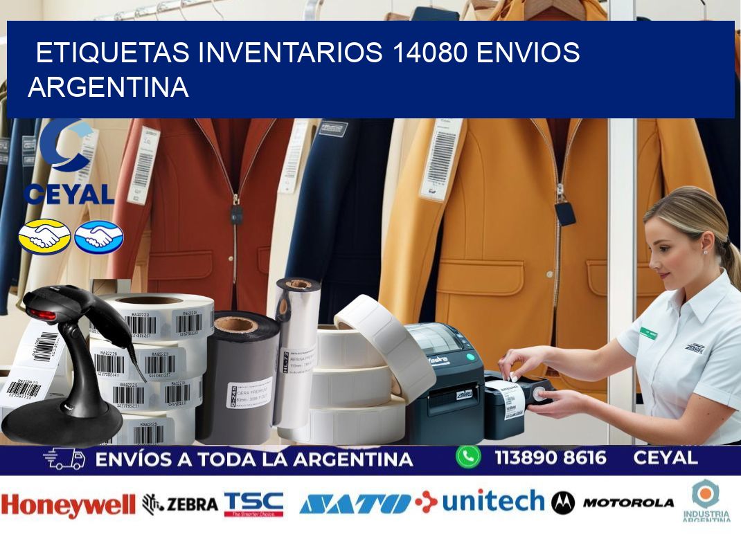 etiquetas inventarios 14080 ENVIOS ARGENTINA
