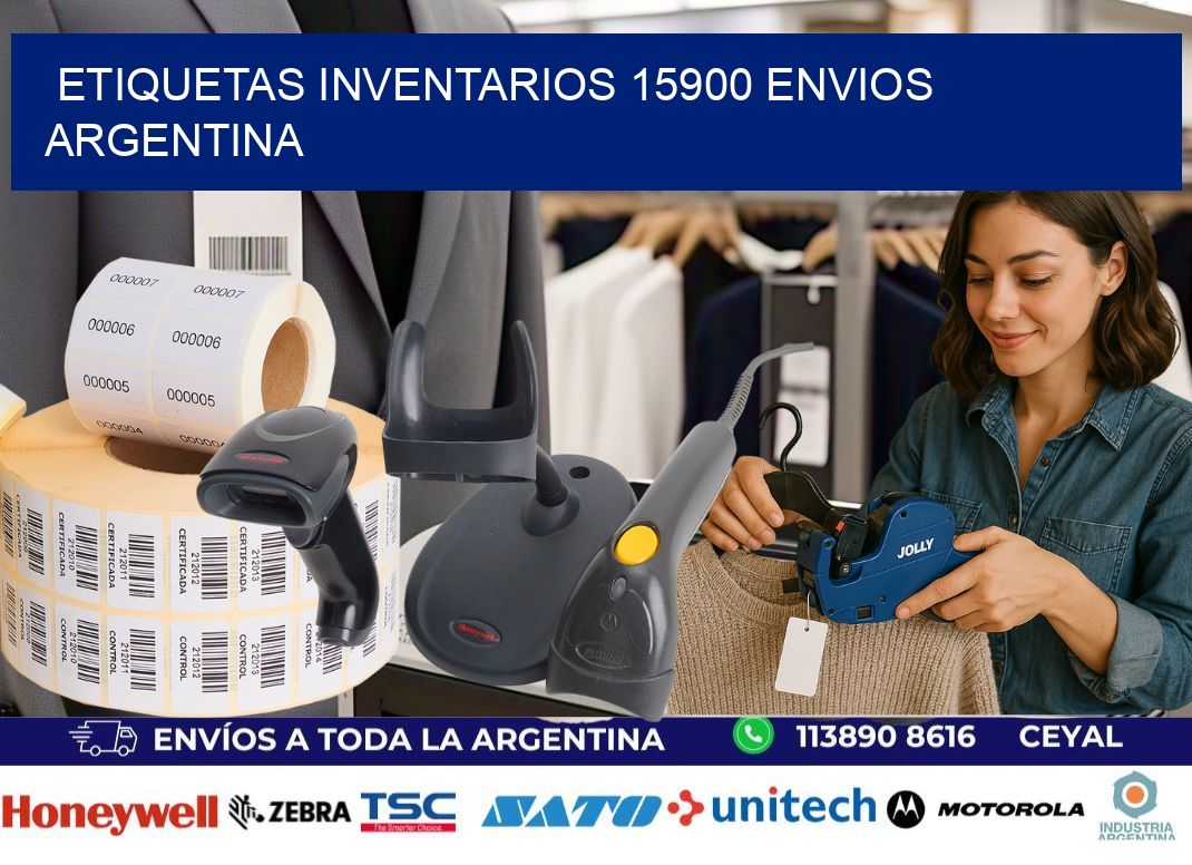 etiquetas inventarios 15900 ENVIOS ARGENTINA