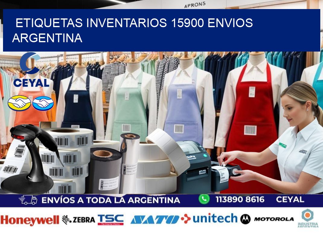 etiquetas inventarios 15900 ENVIOS ARGENTINA
