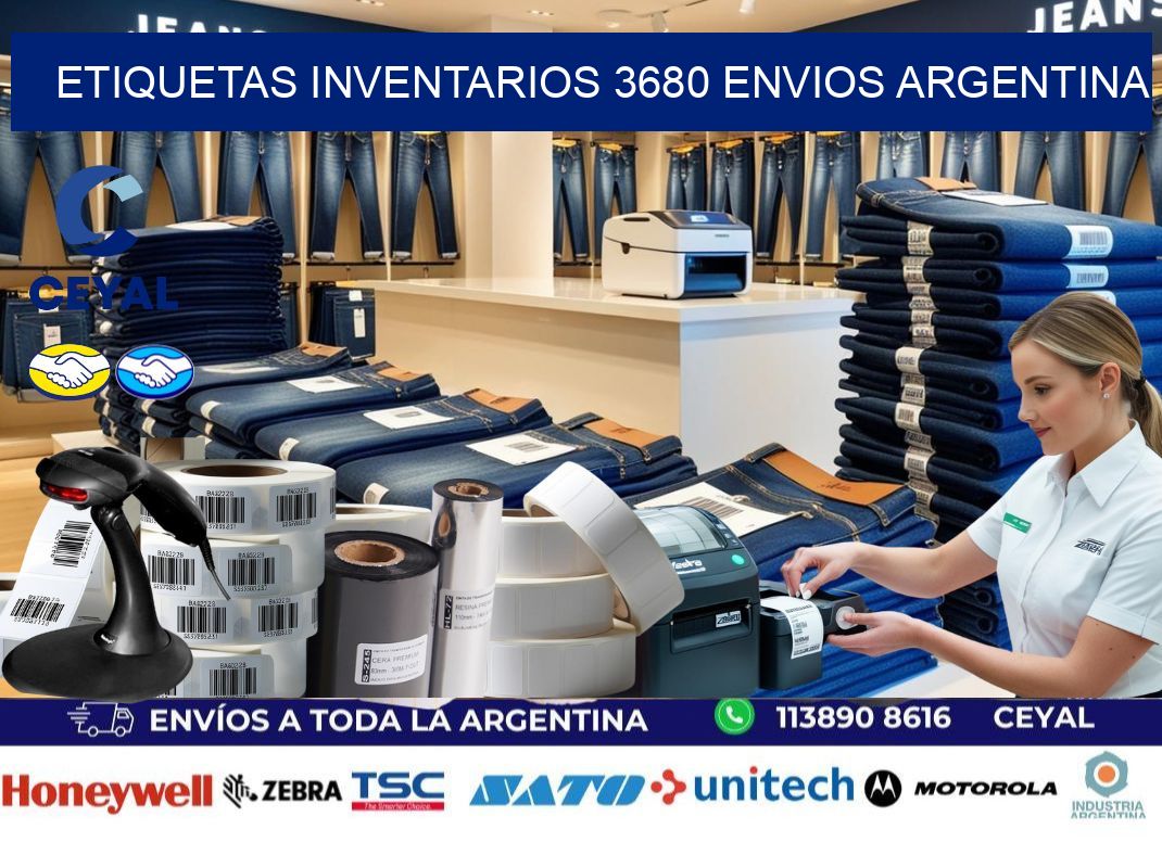 etiquetas inventarios 3680 ENVIOS ARGENTINA