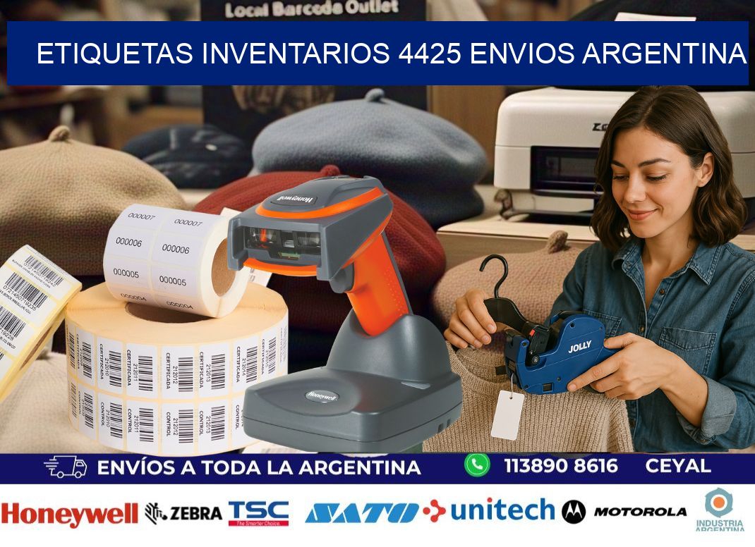 etiquetas inventarios 4425 ENVIOS ARGENTINA