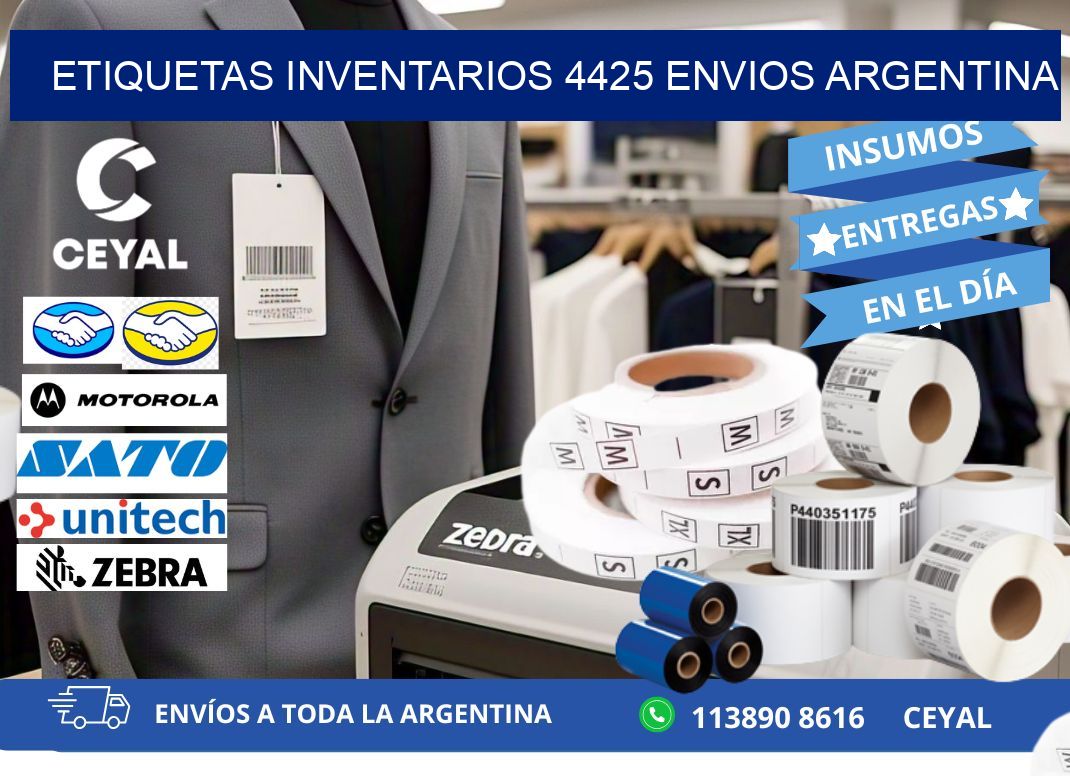 etiquetas inventarios 4425 ENVIOS ARGENTINA