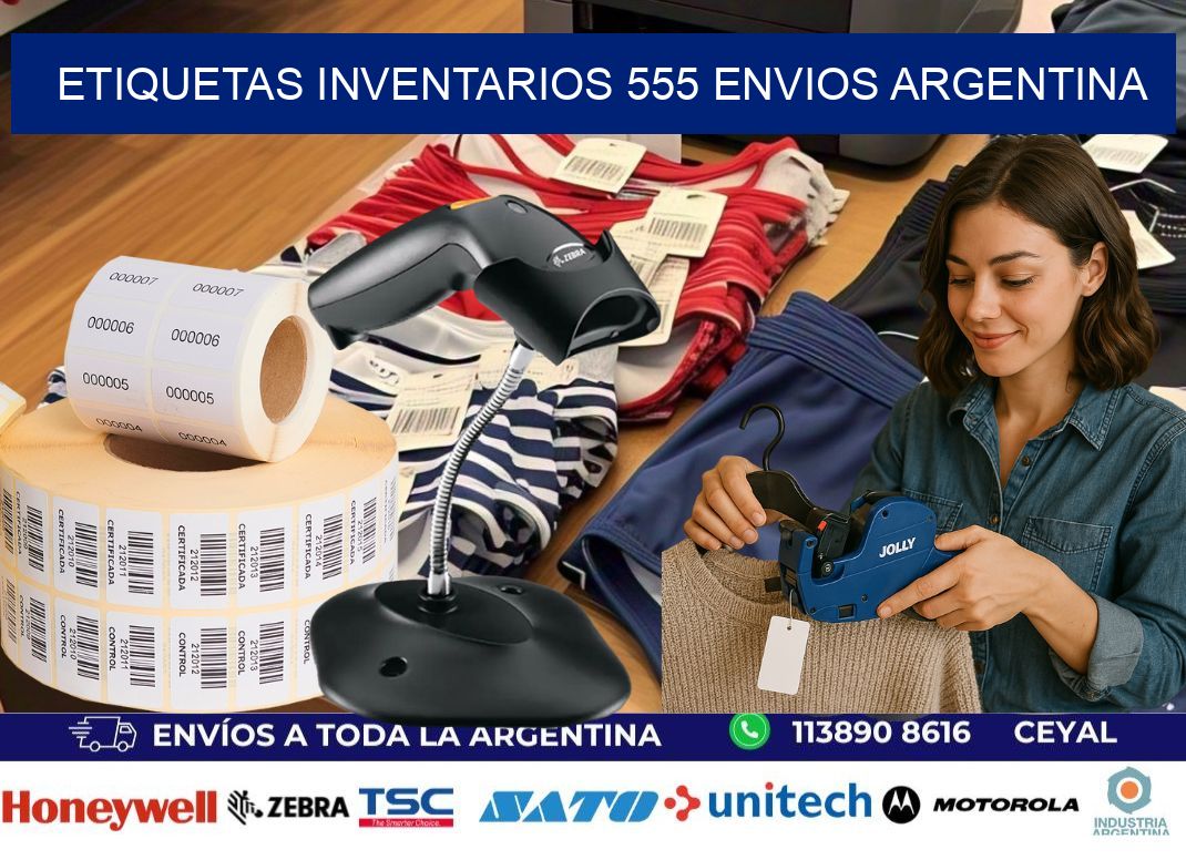 etiquetas inventarios 555 ENVIOS ARGENTINA