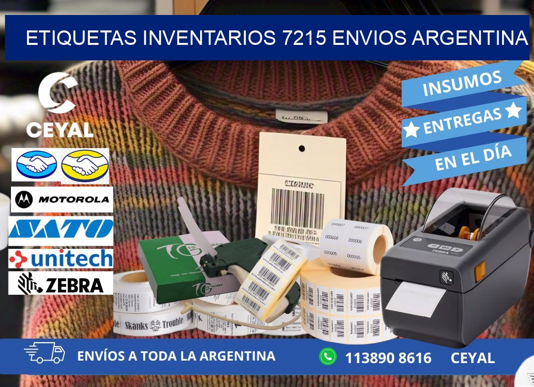 etiquetas inventarios 7215 ENVIOS ARGENTINA