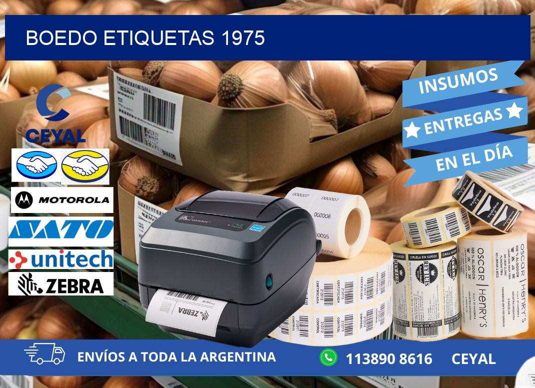 Boedo etiquetas 1975