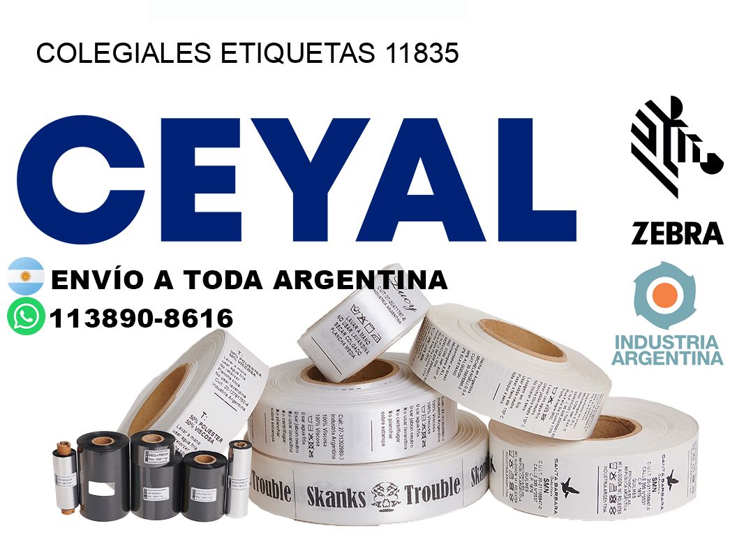 Colegiales etiquetas 11835