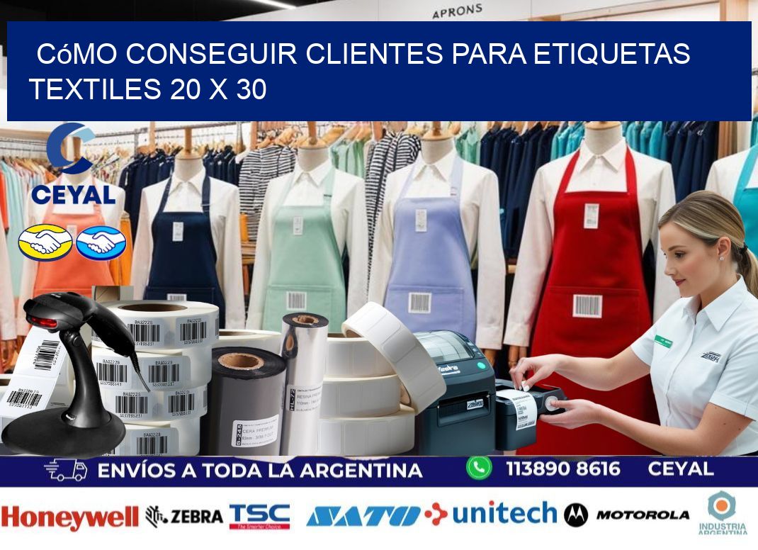 Cómo Conseguir Clientes para Etiquetas Textiles 20 x 30
