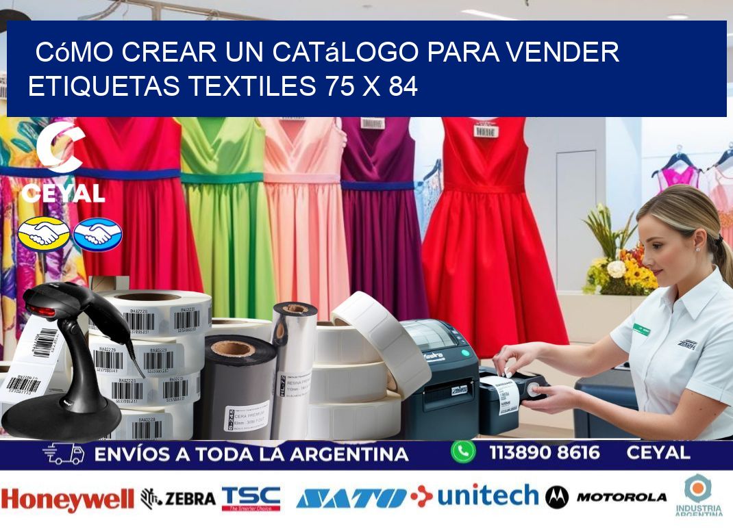 Cómo Crear un Catálogo para Vender Etiquetas Textiles 75 x 84