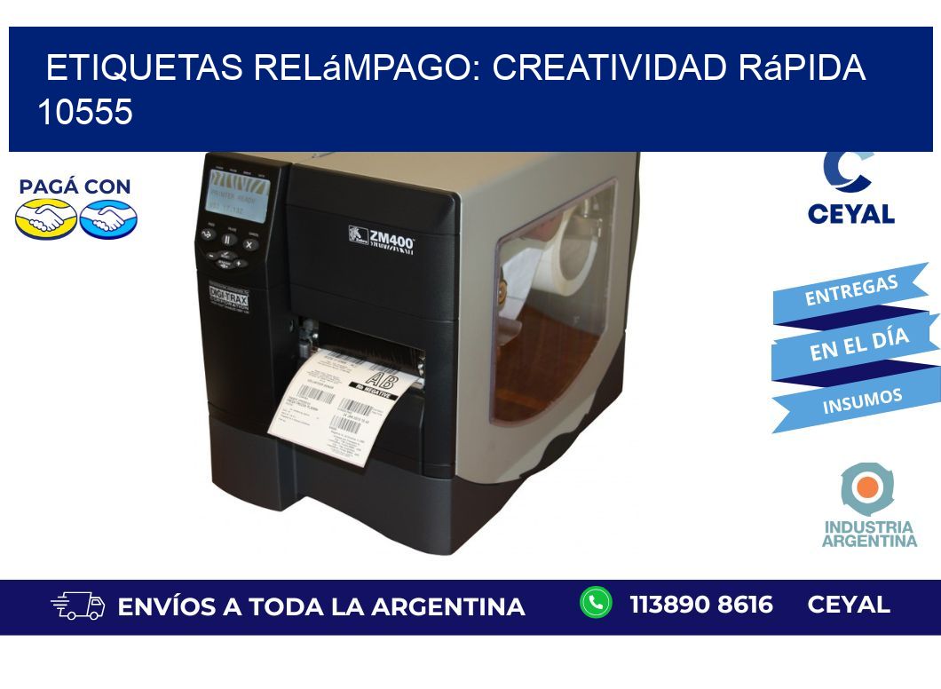Etiquetas Relámpago: Creatividad Rápida 10555