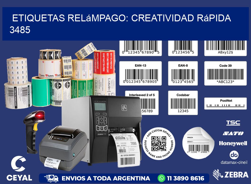 Etiquetas Relámpago: Creatividad Rápida 3485