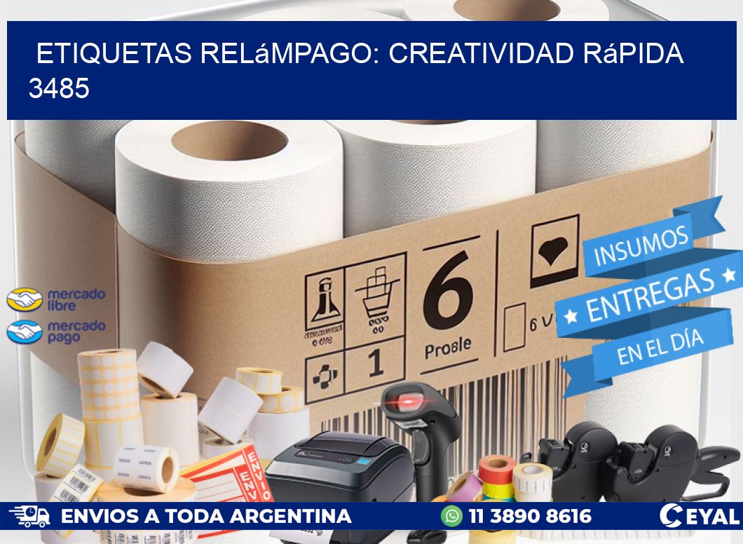 Etiquetas Relámpago: Creatividad Rápida 3485