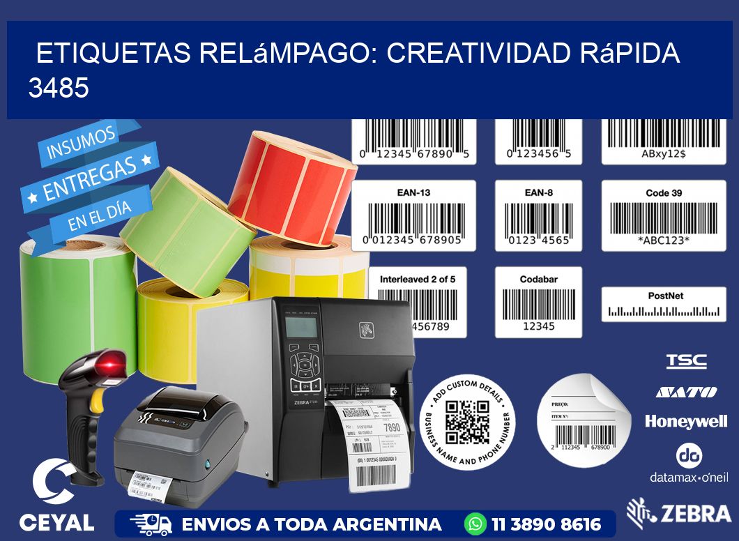 Etiquetas Relámpago: Creatividad Rápida 3485