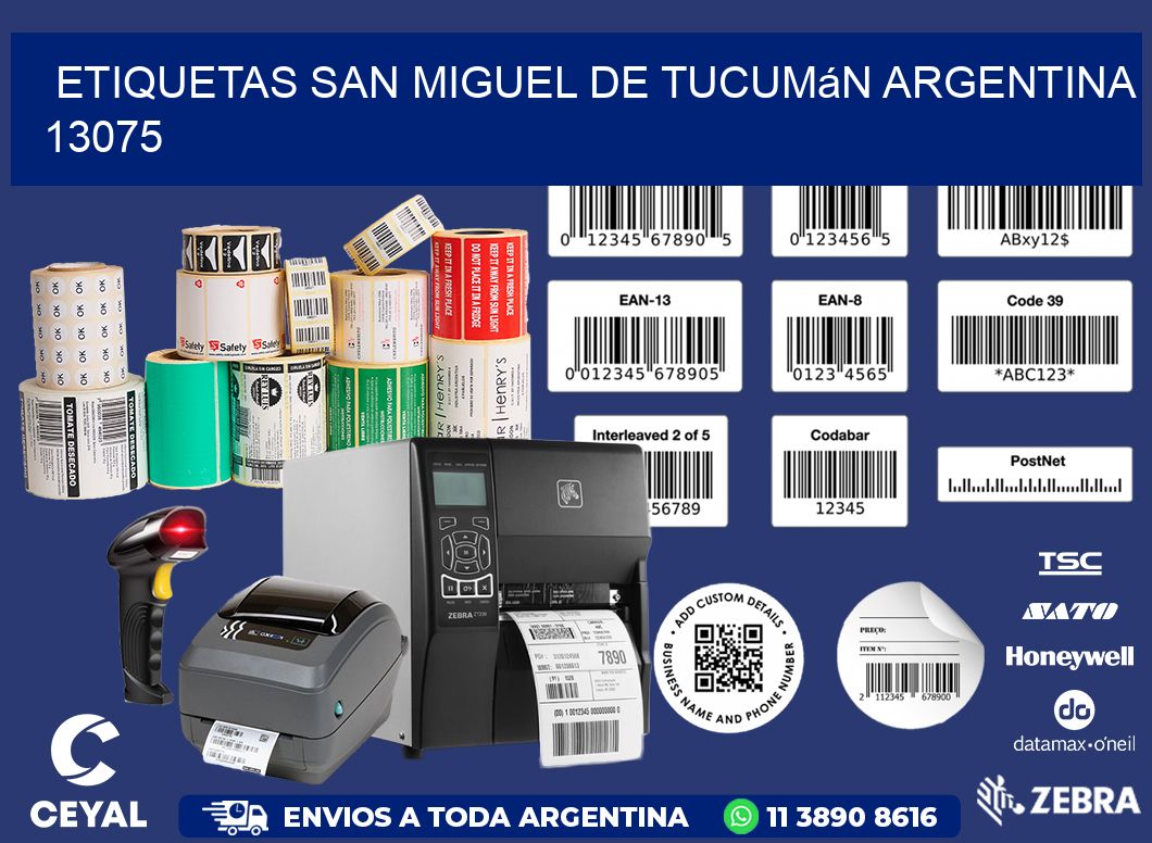 Etiquetas San Miguel de Tucumán Argentina 13075