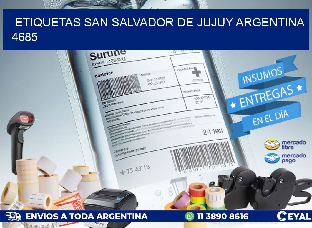 Etiquetas San Salvador de Jujuy Argentina 4685