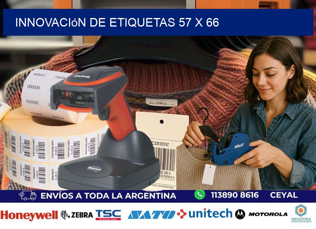 Innovación de etiquetas 57 x 66