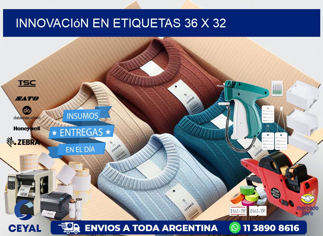 Innovación en etiquetas 36 x 32